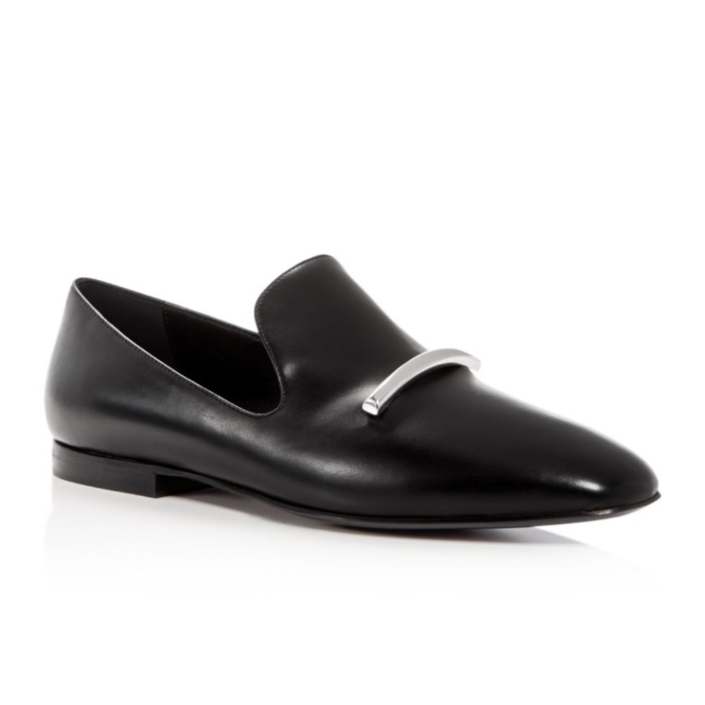 Leather loafers